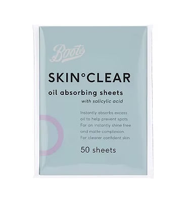 Boots Skin Clear Oil Absorbing Sheets 50pk