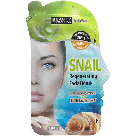 Beauty Formulas Snail Facial Mask