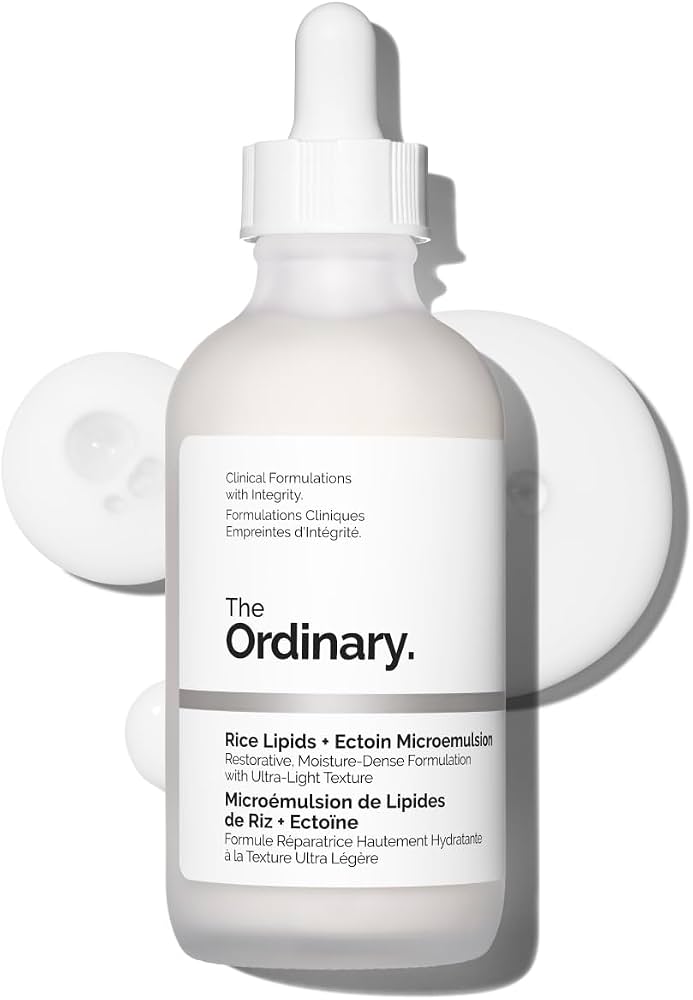 THE ORDINARY RICE LIPIDS + ECTOIN MICROEMULSION ULTRA-LIGHT MOISTURISER 60ML or 120ML