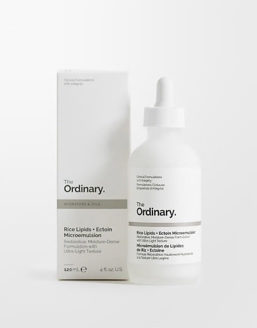 THE ORDINARY RICE LIPIDS + ECTOIN MICROEMULSION ULTRA-LIGHT MOISTURISER 60ML or 120ML