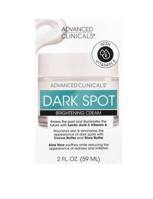 Advanced Clinicals Dark Spot, Brightening Cream, 2 fl oz (59 ml