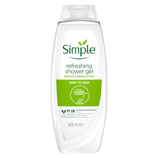 Simple Refreshing Shower Gel 675ml