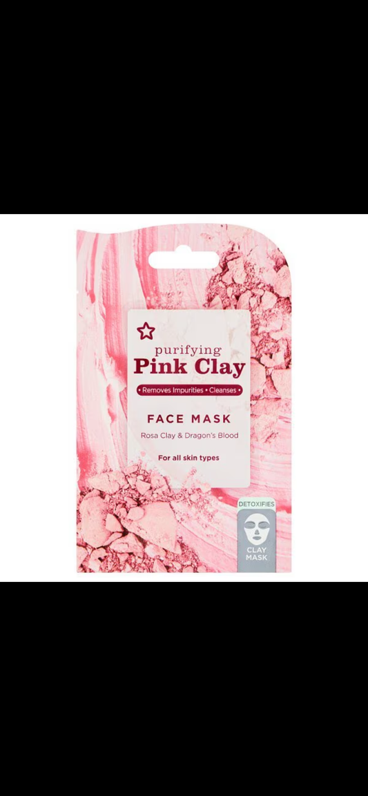 Superdrug Pink Clay Face Mask 15ml