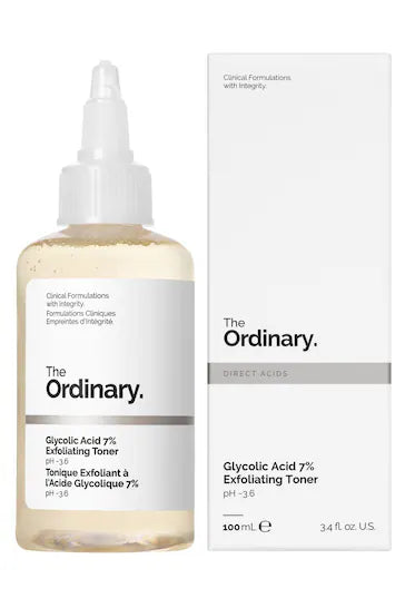 The Ordinary Glycolic Acid 7% Exfoliating Toner 100ml