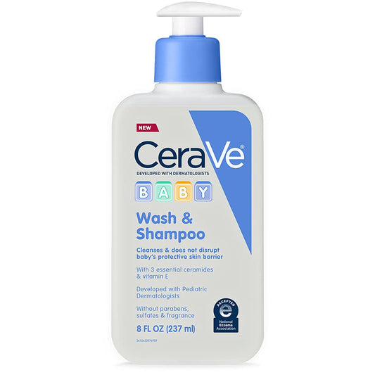 CeraVe Baby Gentle Bath Wash and Shampoo 237ml