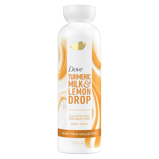 Dove Beauty Plant Milk Cleansing Body Wash - Turmeric & Lemon - 17.5 fl oz