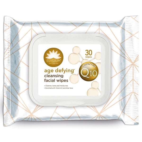 Elysium Age Defying Cleansing Facial Wipes 30 Pack