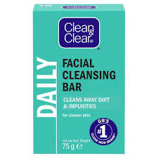 Clean & Clear Facial Cleansing Bar 75g